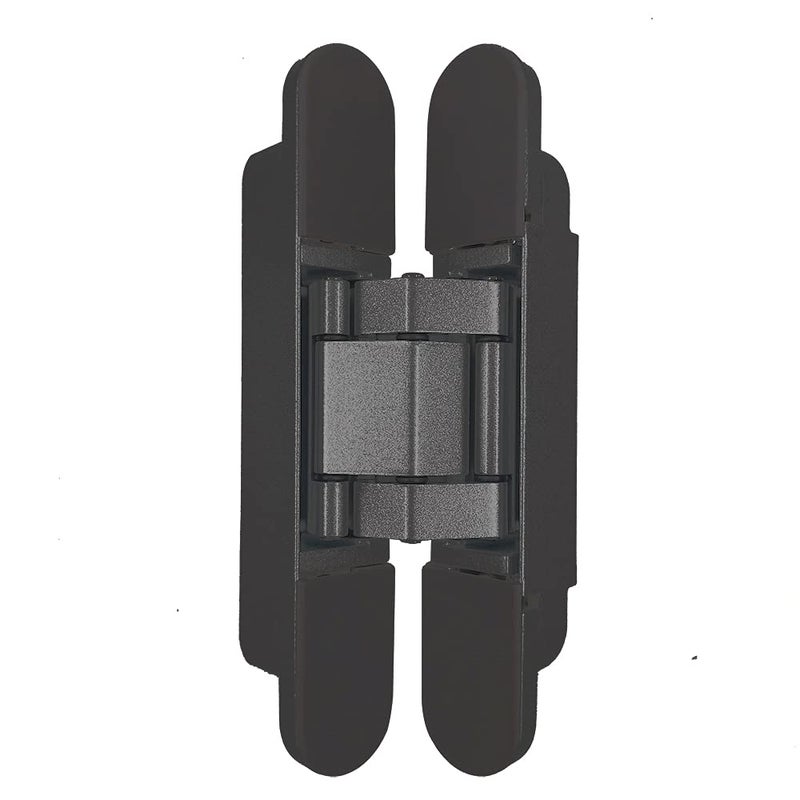 Alamic Invisible Hinges Concealed Door Hinge Heavy Duty Hidden Hinge 3-D Adjustable - Black -1 Pair - Image 4